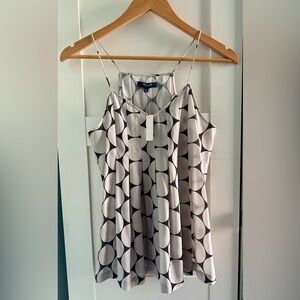 Madewell Cream & Black Tank Top - Size 4 - NWT